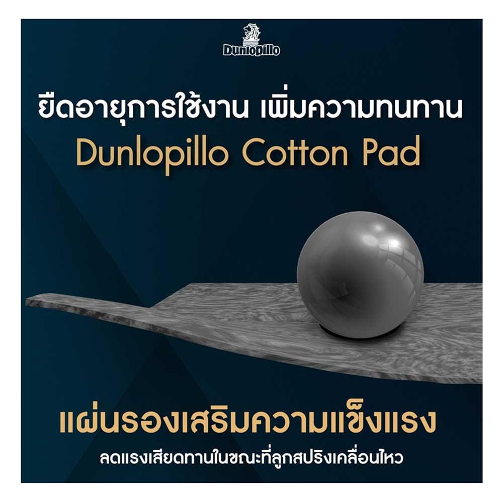 ที่นอนสปริง 5 ฟุต DUNLOPILLO รุ่น TWILIGHT พร้อมหมอนหนุน 2 ชิ้น