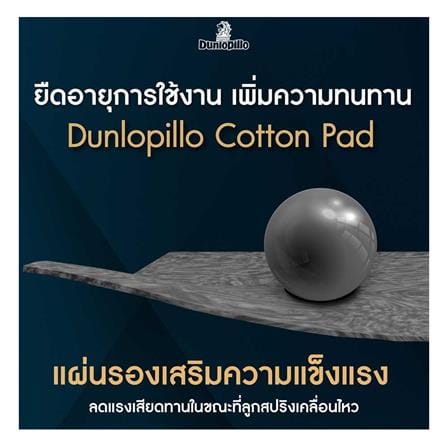 ที่นอนสปริง 5 ฟุต DUNLOPILLO รุ่น TWILIGHT พร้อมหมอนหนุน 2 ชิ้น_9
