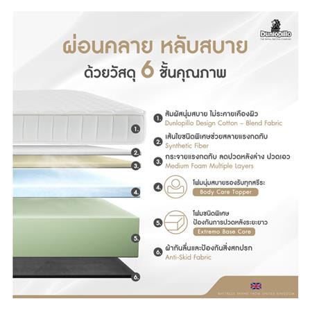 ที่นอนโฟม 5 ฟุต DUNLOPILLO รุ่น MYSTIC_3