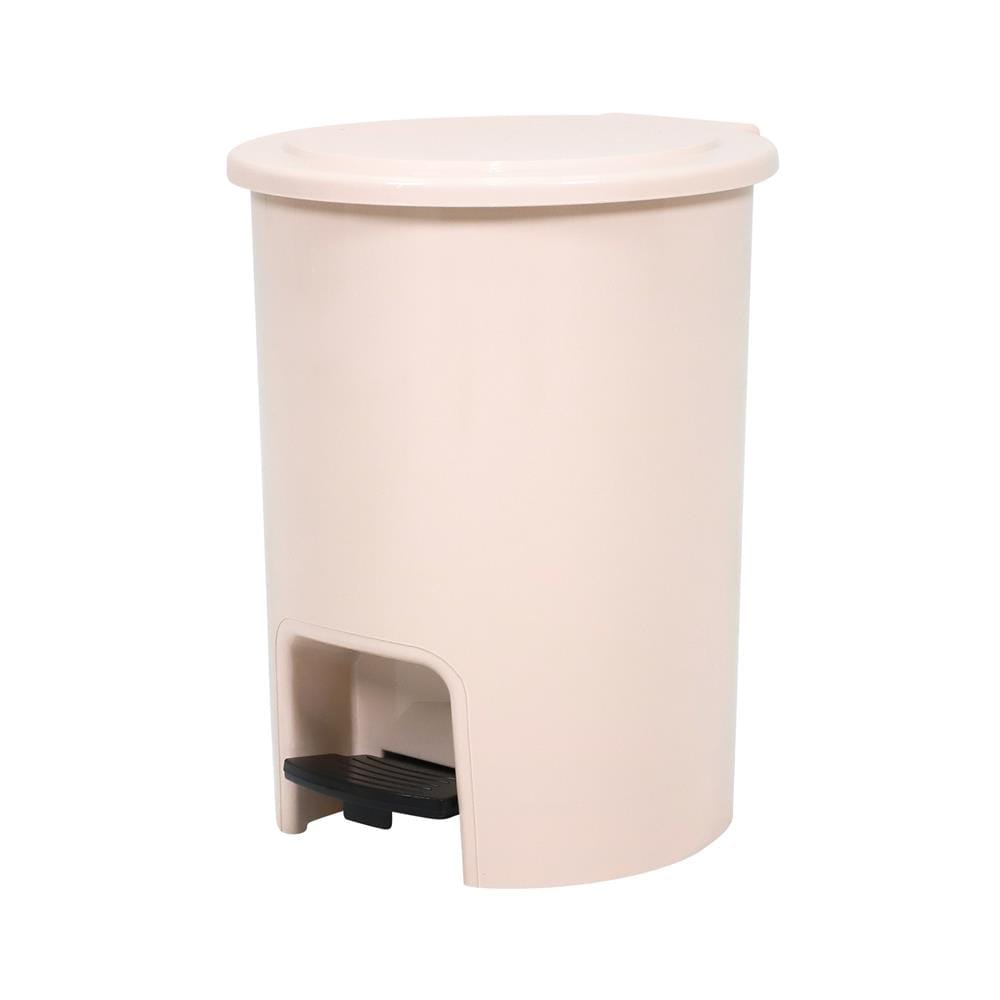 ถังขยะเหยียบกลม ACCO PASTEL 542 ขนาด 12L สีเบจ