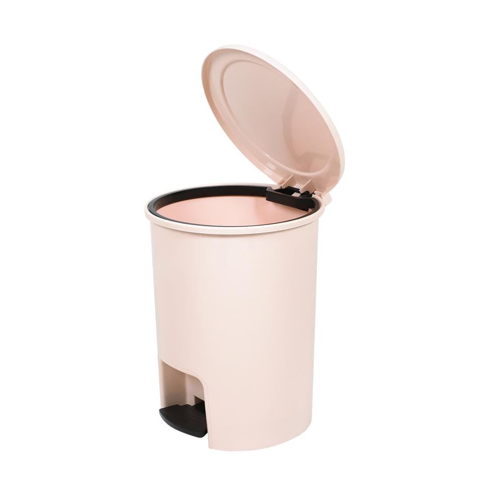 ถังขยะเหยียบกลม ACCO PASTEL 542 ขนาด 12L สีเบจ