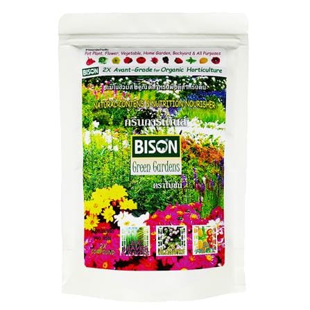 ปุ๋ยอินทรีย์ออกานิค BISON กรีนการ์เด้นส์ 960 กรัม_0