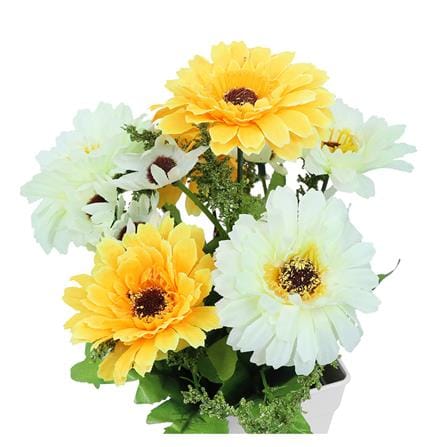 ดอกไม้ประดิษฐ์ในกระถาง ME LIVING DAISY สีเหลือง_1