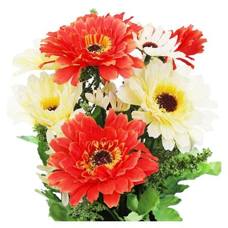 ดอกไม้ประดิษฐ์ในกระถาง ME LIVING DAISY สีส้ม_1