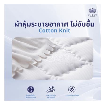 ที่นอนสปริง 5 ฟุต LOTUS รุ่น NORTHLIGHT II พร้อมหมอนหนุน 2 ชิ้น_4