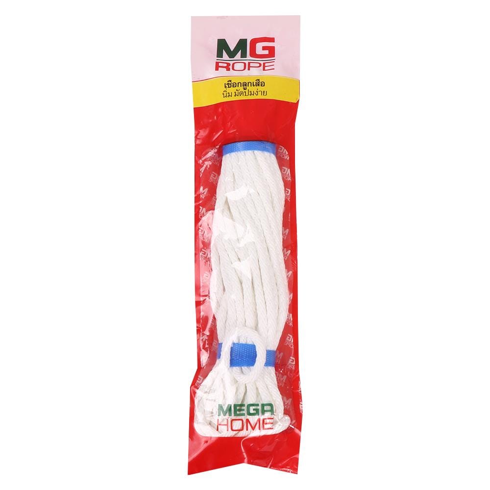 เชือกลูกเสือ MG 6 มม.X10 ม. สีขาว