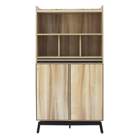 ตู้สูงบานเปิด BURO HAUS CT-80 สีอโรม่าโอ๊ค_1