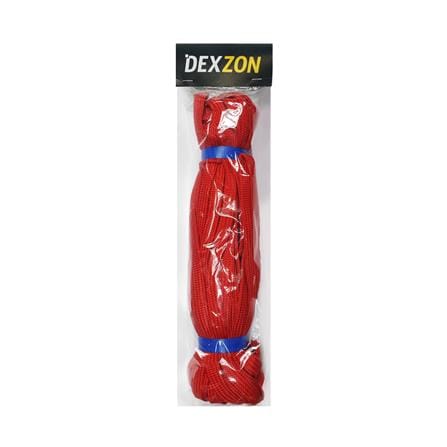 เชือกถักแบน DEXZON 1/2 นิ้วX20 ม. สีแดง_2
