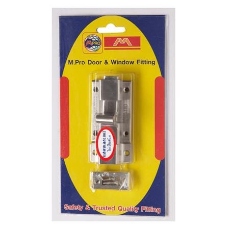 กลอนห้องน้ำ M.PRO 144 3.5 นิ้ว สีสเตนเลส_1