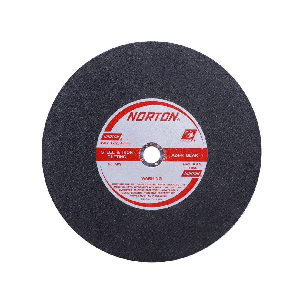 ใบตัด NORTON A24 14 นิ้ว x 3.0 มม. สีดำ