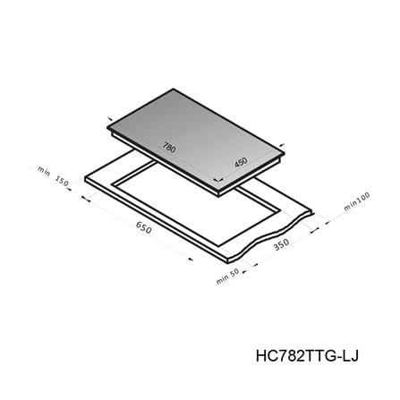 เตาฝังแก๊ส TECNOGAS HC782TTG-LJ 78 ซม._3