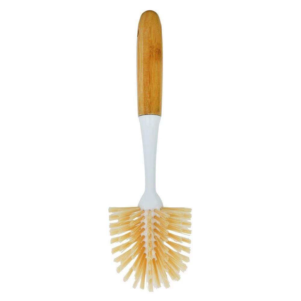 แปรงทำความสะอาดสุขภัณฑ์/ซอก ACCO BAMBOO สีครีม