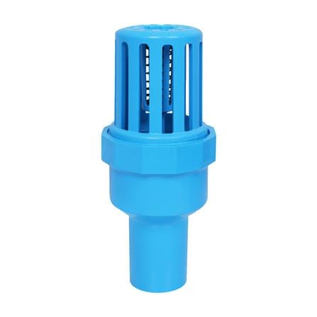 ฟุตวาล์ว หัวกะโหลก PVC ท่อน้ำไทย 25 2 นิ้ว สีฟ้า_1