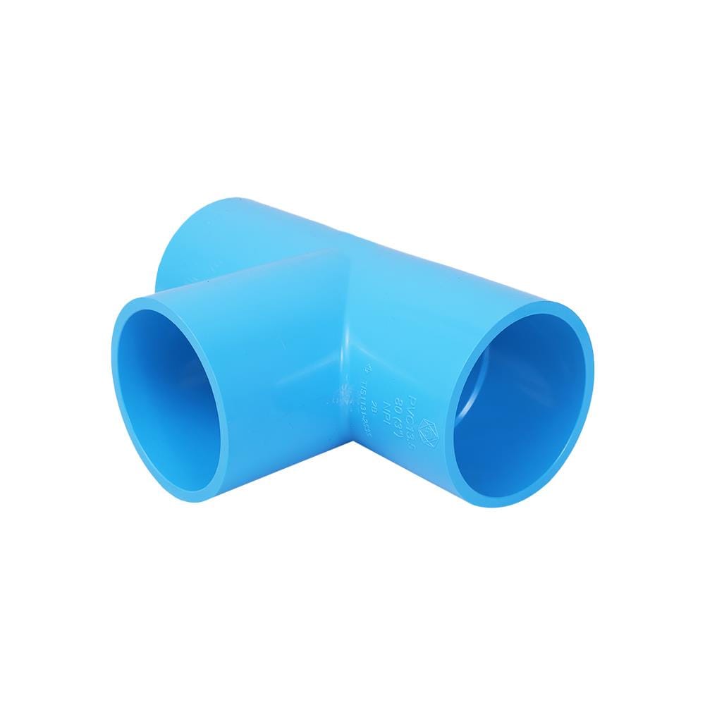 สามทาง PVC SCG 3 นิ้ว สีฟ้า