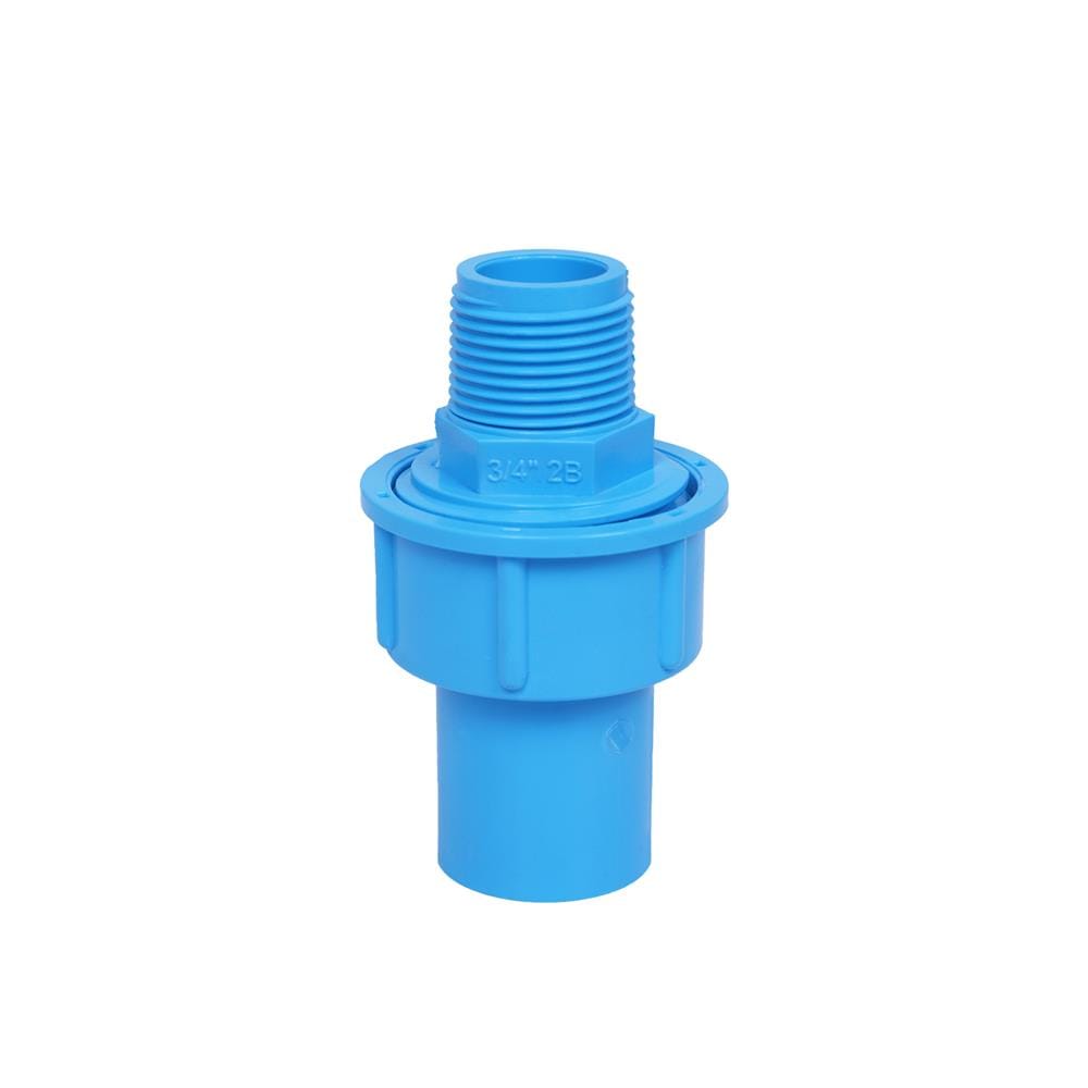 ยูเนี่ยน PVC สั้น-หนา SCG 3/4 นิ้ว สีฟ้า