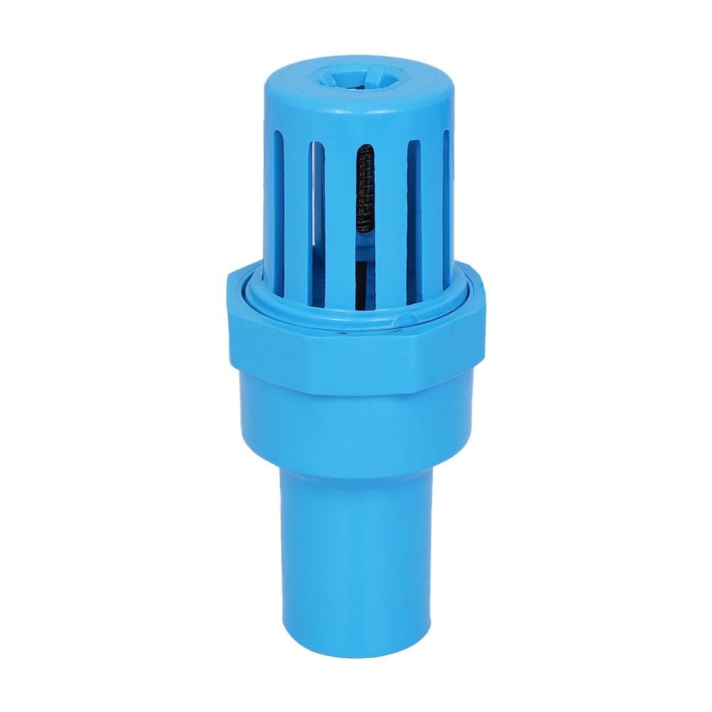 ฟุตวาล์ว หัวกะโหลก PVC ท่อน้ำไทย 25 1 นิ้ว สีฟ้า