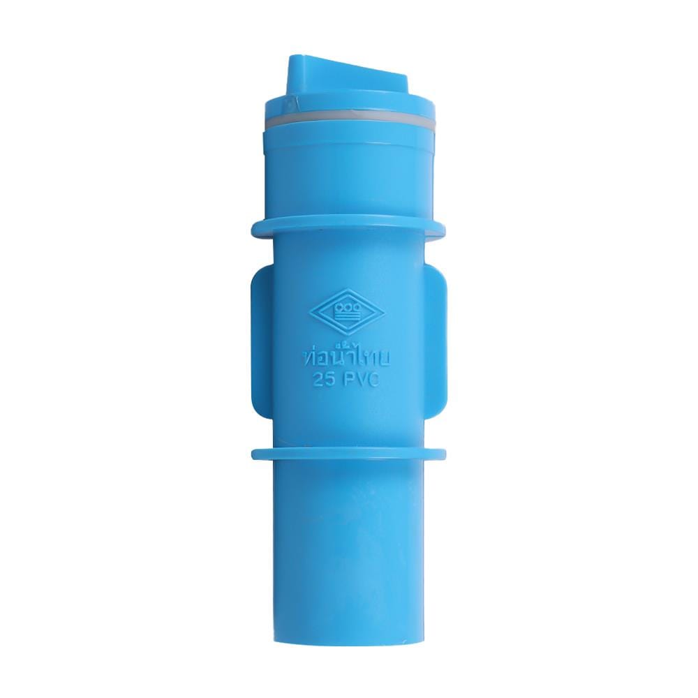 ท่ออุดแทงค์น้ำ PVC ท่อน้ำไทย 25 1 นิ้ว สีฟ้า