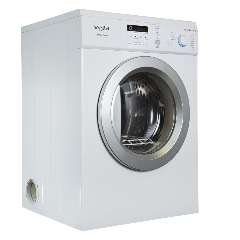เครื่องอบผ้าฝาหน้า WHIRLPOOL AWD712S TH 7 กก.+ขาตั้ง