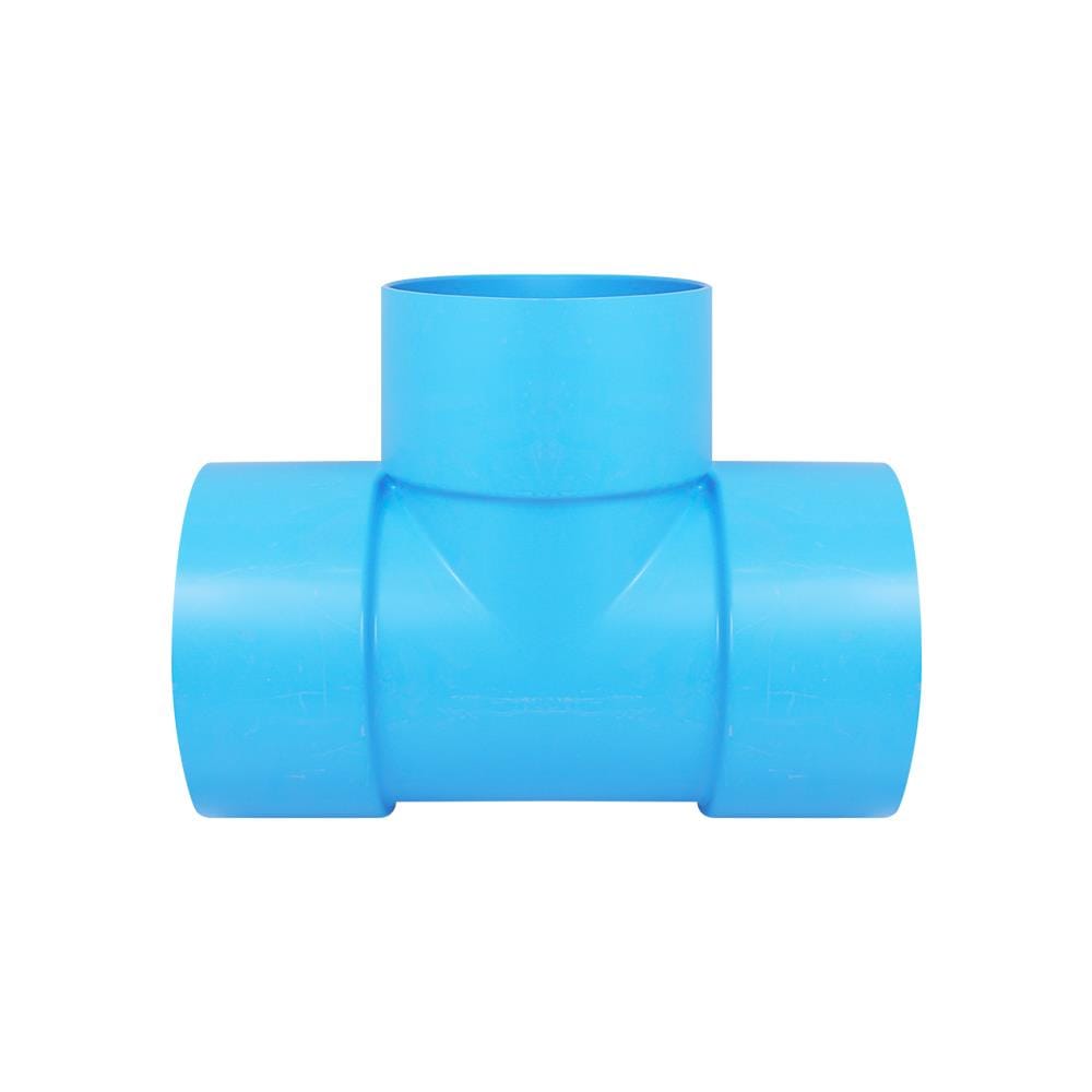 สามทาง-บาง PVC SCG 8 นิ้ว สีฟ้า