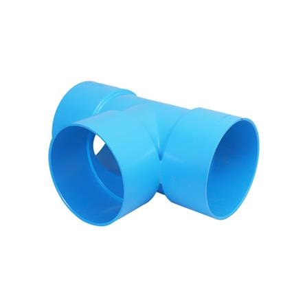 สามทาง-บาง PVC SCG 8 นิ้ว สีฟ้า