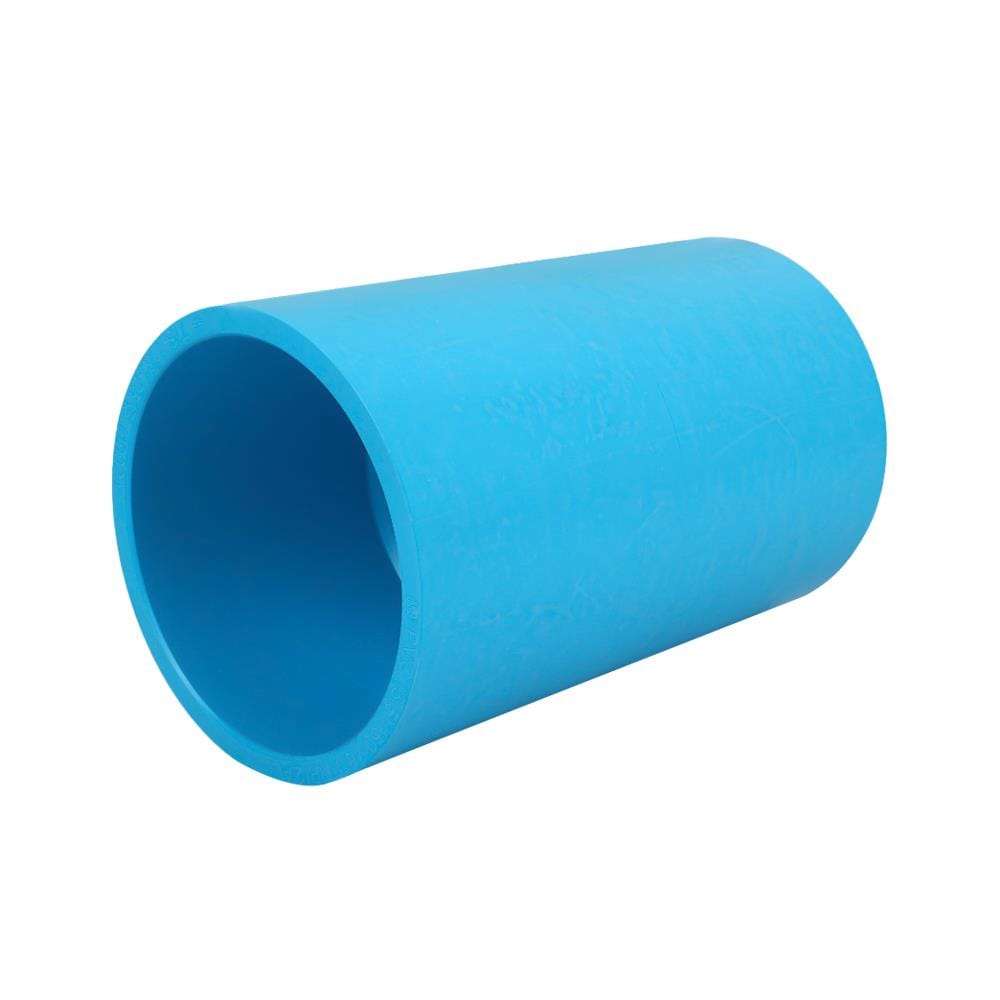 ข้อต่อตรง PVC SCG 6 นิ้ว สีฟ้า