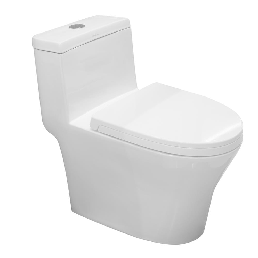 สุขภัณฑ์ 1 ชิ้น NASCO NC-8689S-WA 3/6 ลิตร สีขาว