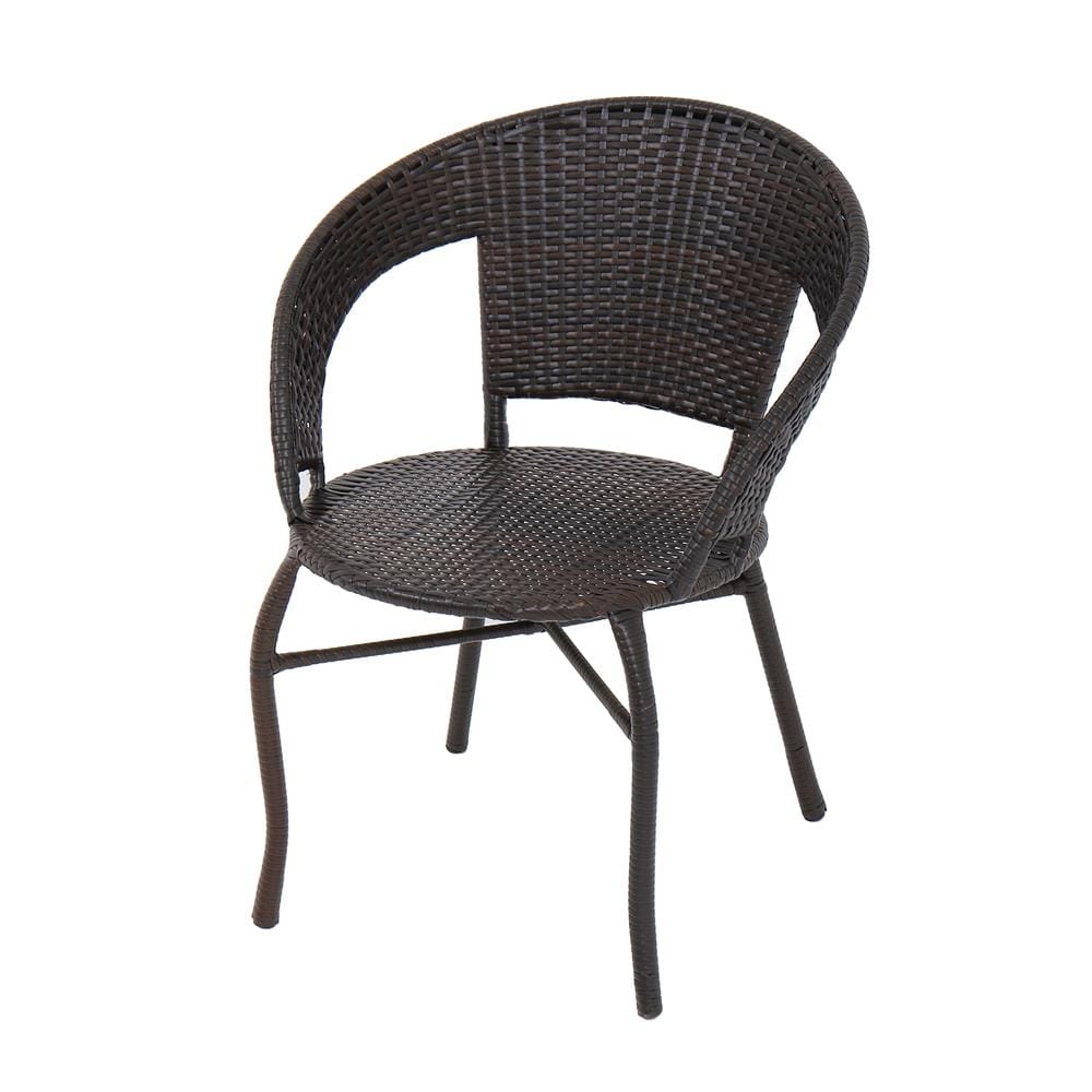 ชุดสนามหวายเทียม 2 ที่นั่ง ME LIVING RATTAN สีน้ำตาล