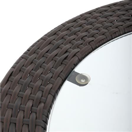 ชุดสนามหวายเทียม 2 ที่นั่ง ME LIVING RATTAN สีน้ำตาล_3
