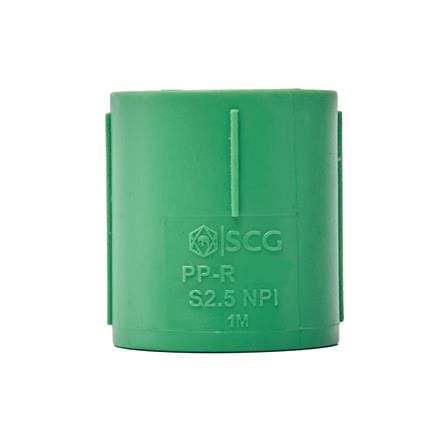 ข้อต่อตรง PP-R SCG 1 นิ้ว สีเขียว_2