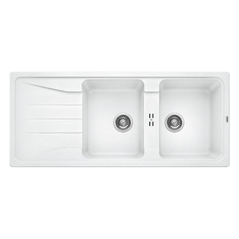 ซิงค์ฝัง 2 หลุม 1 ที่พัก BLANCO SONA 8S 495.39.526 สีขาว