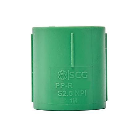 ข้อต่อตรง PP-R SCG 3/4 นิ้ว สีเขียว_2