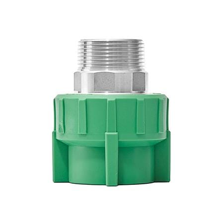 ข้อต่อตรงเกลียวนอก PP-R SCG 1/2 นิ้ว สีเขียว_2