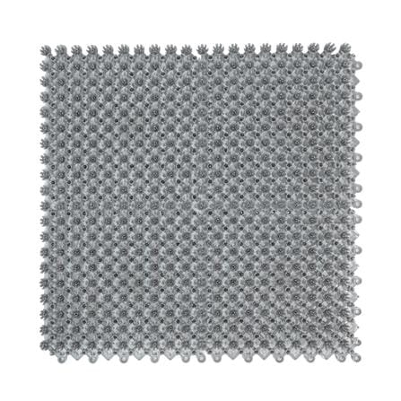 พรมเช็ดเท้าดักฝุ่น HOME LIVING STYLE JOINT 29X29 ซม. สีเทา