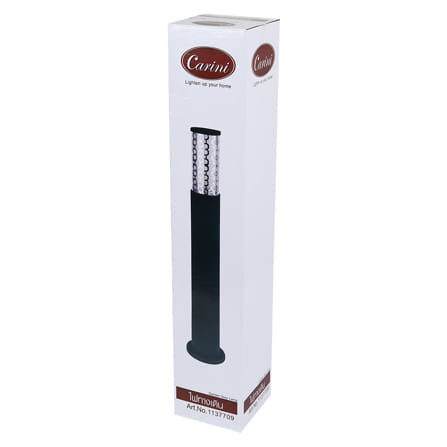 ไฟทางเดิน CARINI BO-F5302AL อะลูมิเนียม/แก้ว MODERN สีดำ_2