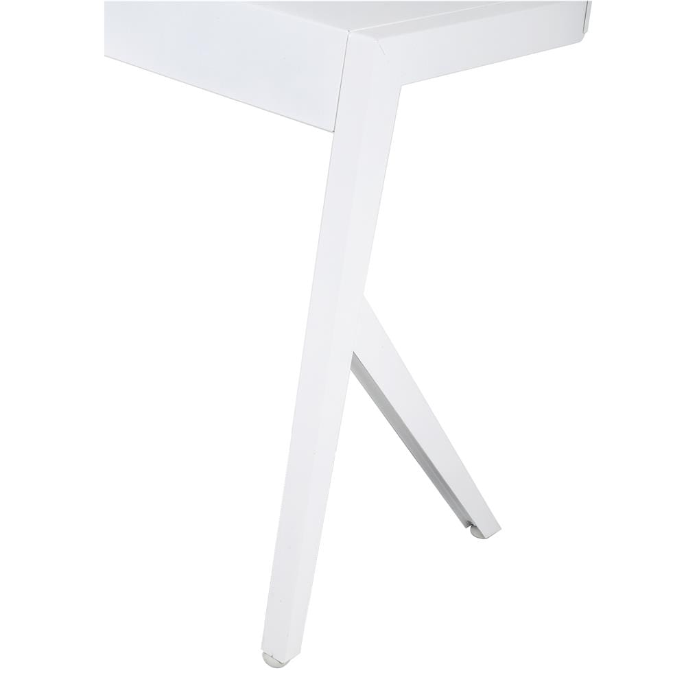โต๊ะทำงานเหล็ก KIOSK BV-11N 90 ซม. สีขาว