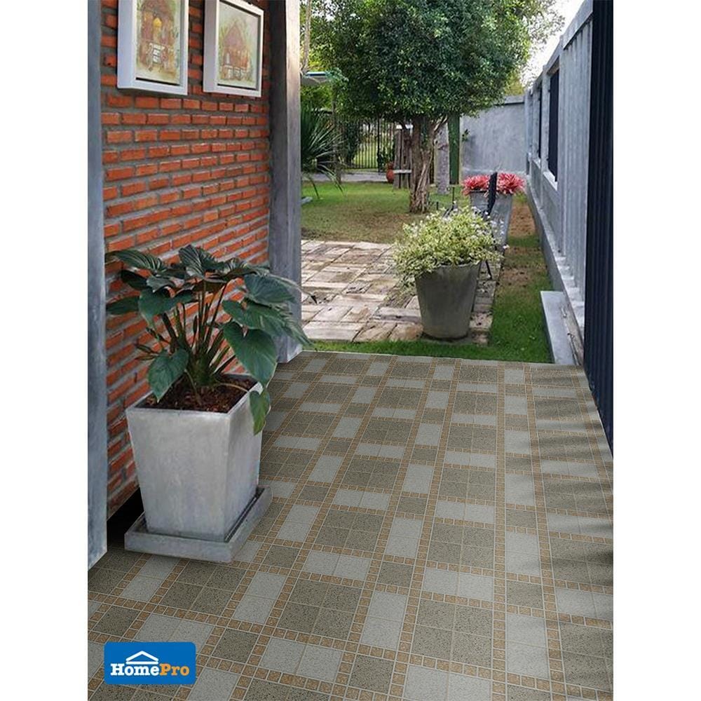 กระเบื้องพื้น 12x12 นิ้ว TARA ฮามาด้า น้ำตาล EXC PM