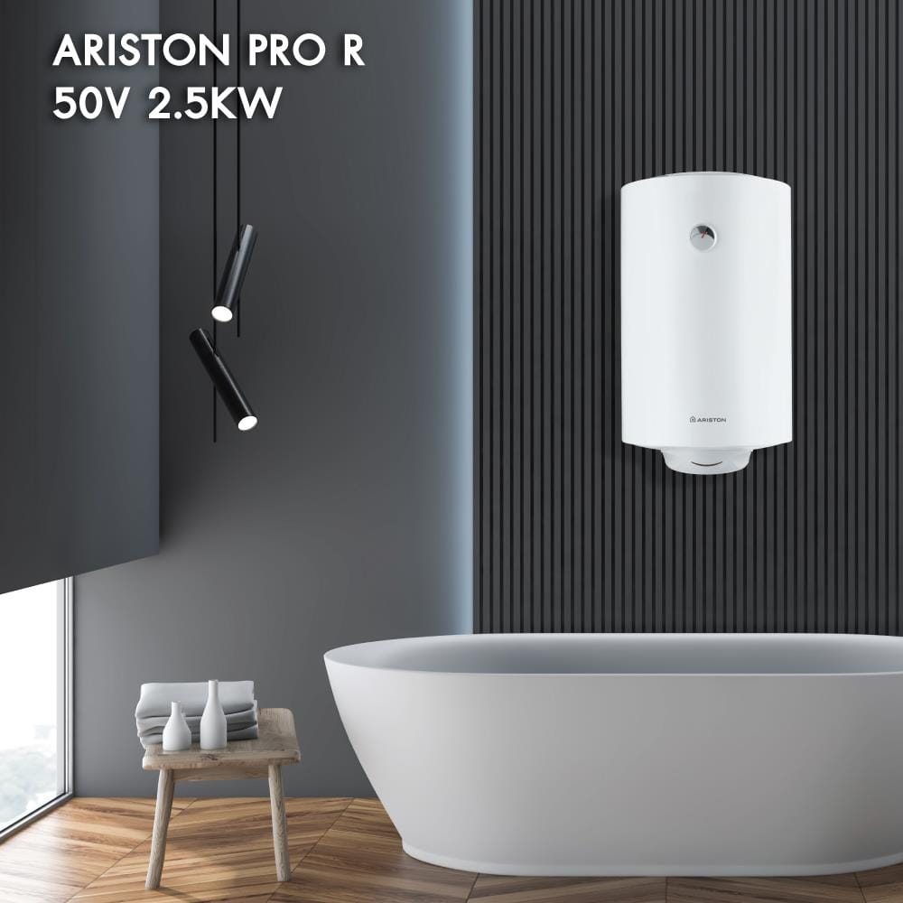 หม้อต้ม ARISTON PRO R 50V 2,500 วัตต์ 50 ลิตร สีขาว