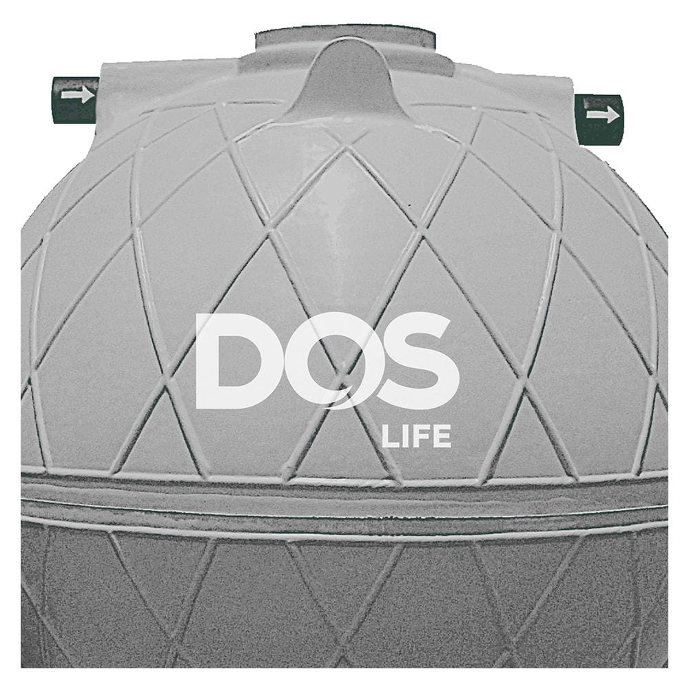 ถังบำบัดน้ำเสีย DOS COMPACT 6000 ลิตร สีเทา