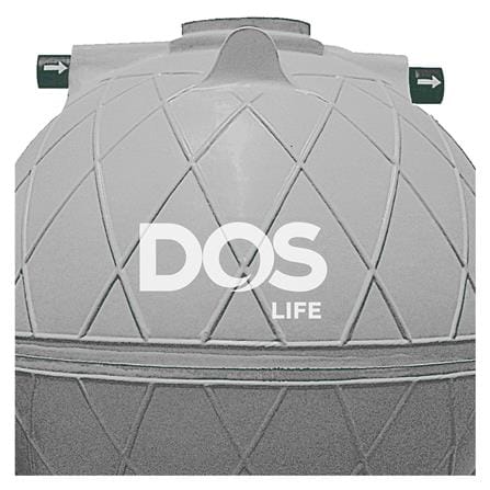 ถังบำบัดน้ำเสีย DOS COMPACT 6000 ลิตร สีเทา_1