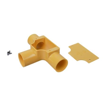ข้อต่อสามทาง ฝาเปิด PVC ตราช้างNPI 3/4 นิ้ว สีเหลือง_2