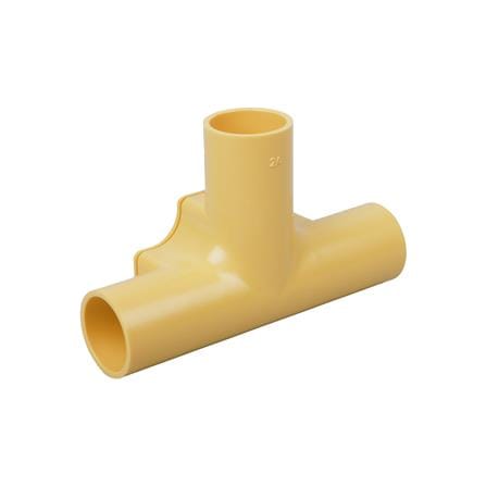ข้อต่อสามทางฝาเปิด PVC ตราช้างNPI 1/2 นิ้ว สีเหลือง_0