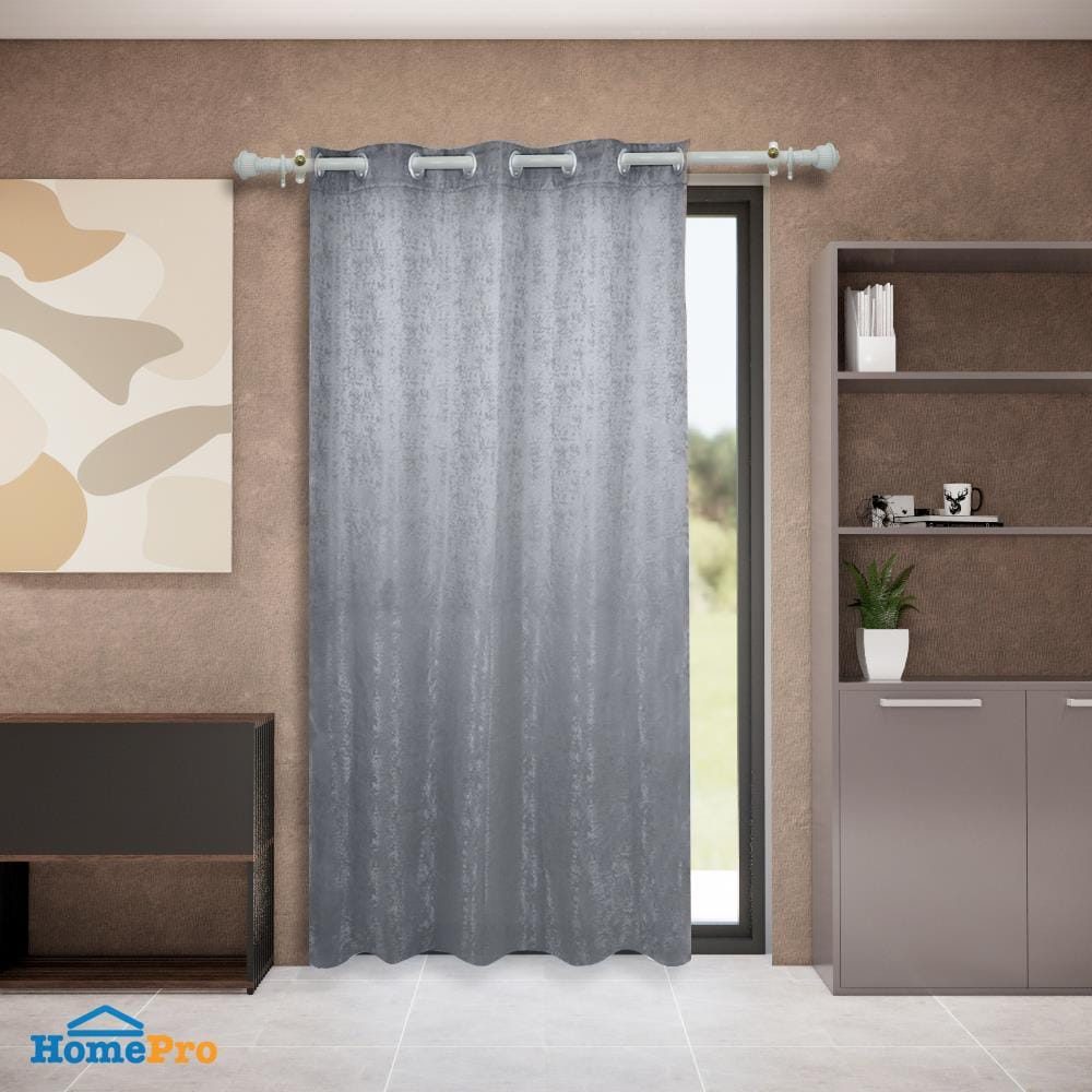 ผ้าม่าน EYELET HOME LIVING STYLE RIGO UV 140X220 ซม. สีเทา