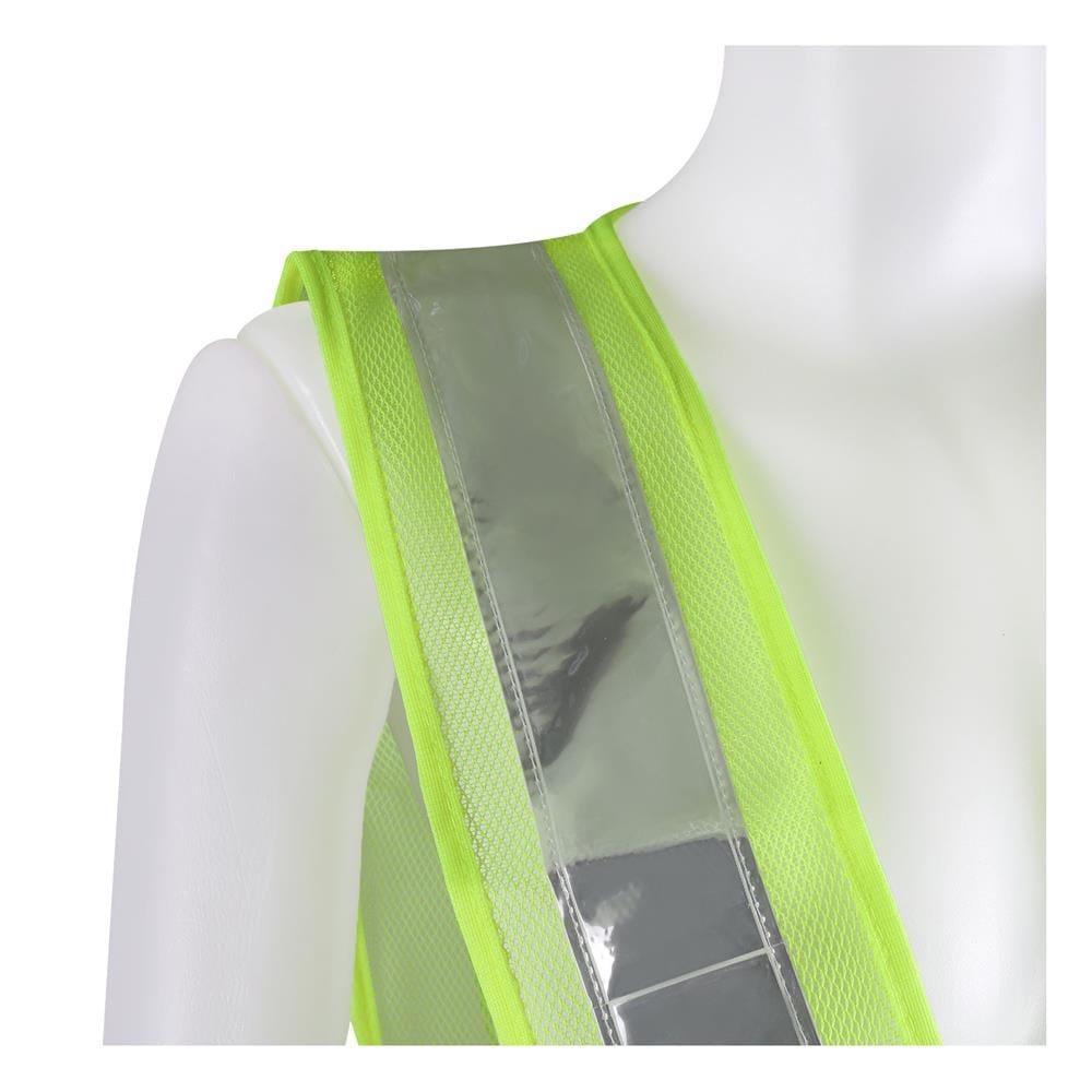 เสื้อจราจรสะท้อนแสงทรงวี YAMADA 5559V สีเขียว