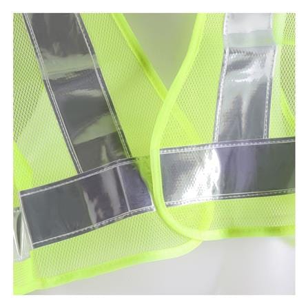 เสื้อจราจรสะท้อนแสงทรงวี YAMADA 5559V สีเขียว_3
