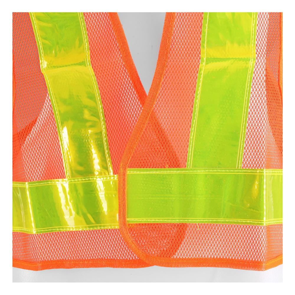 เสื้อจราจรสะท้อนแสงทรงวี YAMADA 5559V สีส้ม