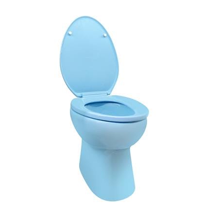 สุขภัณฑ์นั่งราบ NASCO NC-9501-SA สีฟ้า
