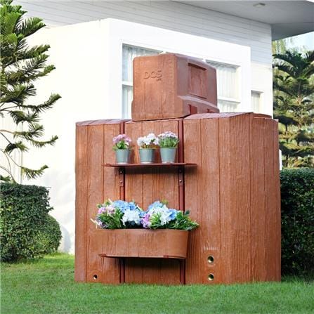 ถังเก็บน้ำ DOS TIMBERA WATER PAC 900 ลิตร+ปั๊มน้ำ GRUNDFOS CMB5-37PM1 สี LITE OAK_6
