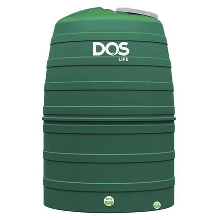 ถังเก็บน้ำ DOS GREENERY 1500 ลิตร สีเขียว