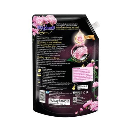 น้ำยาปรับผ้านุ่ม HYGIENE เอ็กซ์เพิร์ท แคร์ ไลฟ์ เซ้นท์ 1 ลิตร กลิ่นพีโอนี บลูม_1