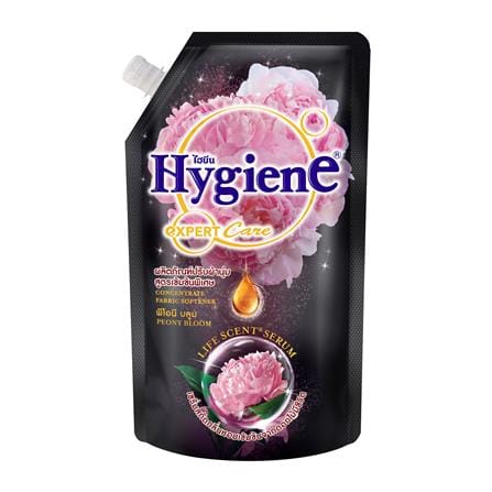รีฟิลน้ำยาปรับผ้านุ่ม HYGIENE 480 มล. พีโอนี บลูม_0